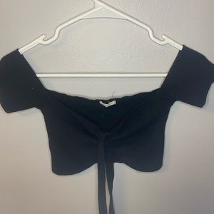 Tie crop top